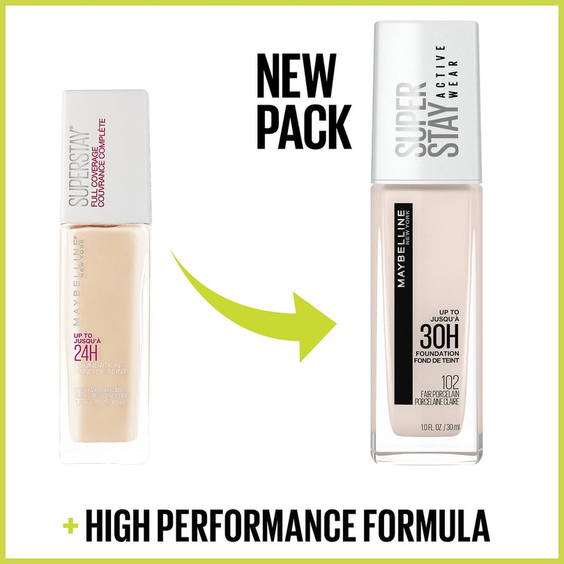 Maybelline Super Stay Full Coverage Foundation 120 Classic Ivory 1 Fl Oz