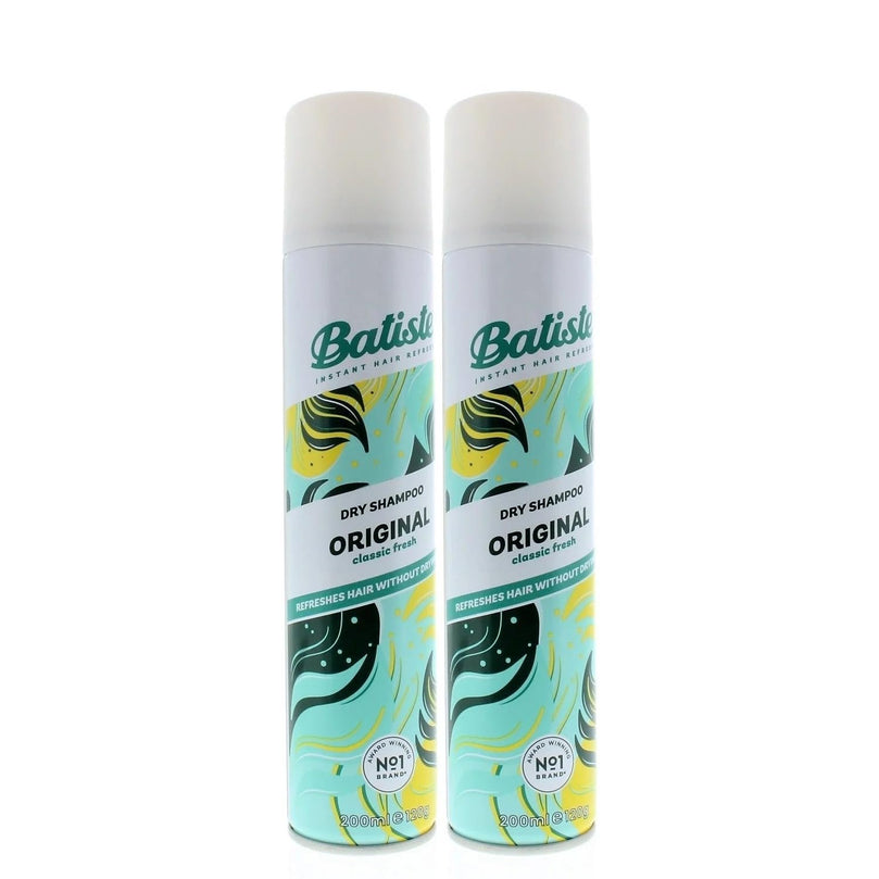 Batiste Dry Shampoo Original Fragrance 6.76 OZ Bottle (Pack of 2)
