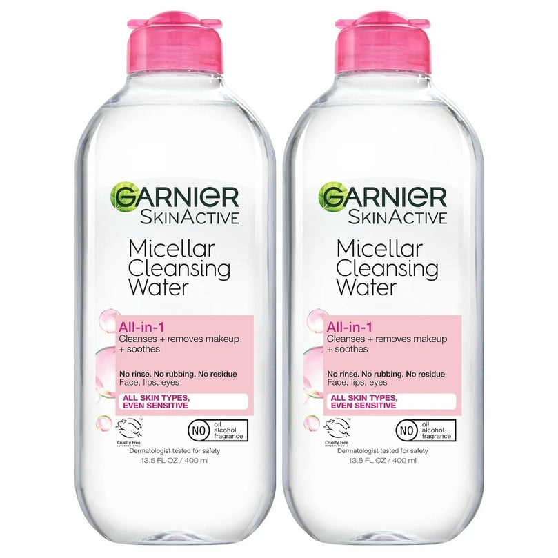 Garnier SkinActive Micellar Cleansing Water 13.5 fl oz (Pack of 2)