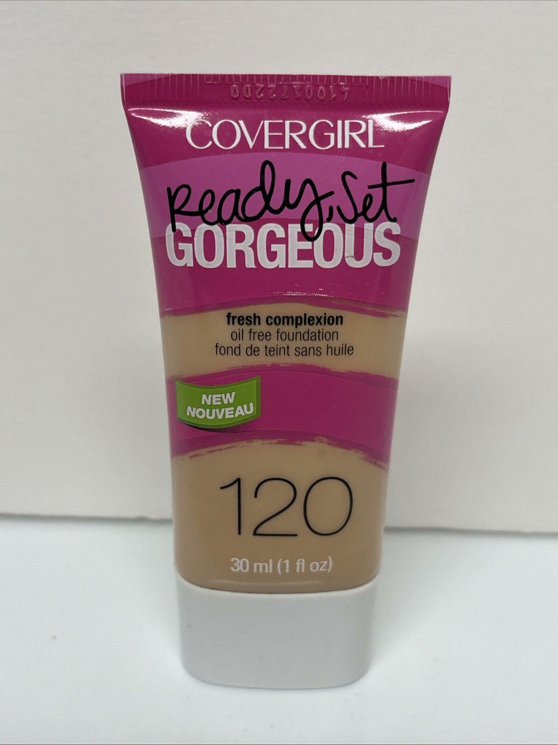 COVERGIRL Ready Set Gorgeous Liquid Makeup Foundation, Nude Beige 120, 1 oz