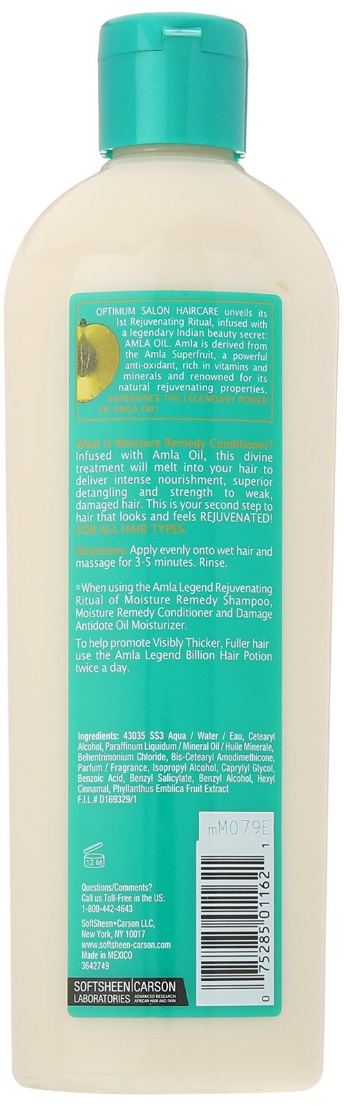Optimum Salon Haircare Amla Legend Moisture Remedy Conditioner 13.50 oz (Pack of 3)