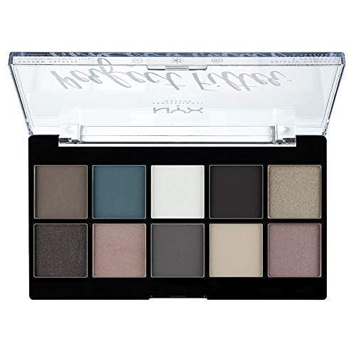 NYX PROFESSIONAL MAKEUP Perfect Filter Shadow Palette, Gloomy Days, 0.6 Ounce