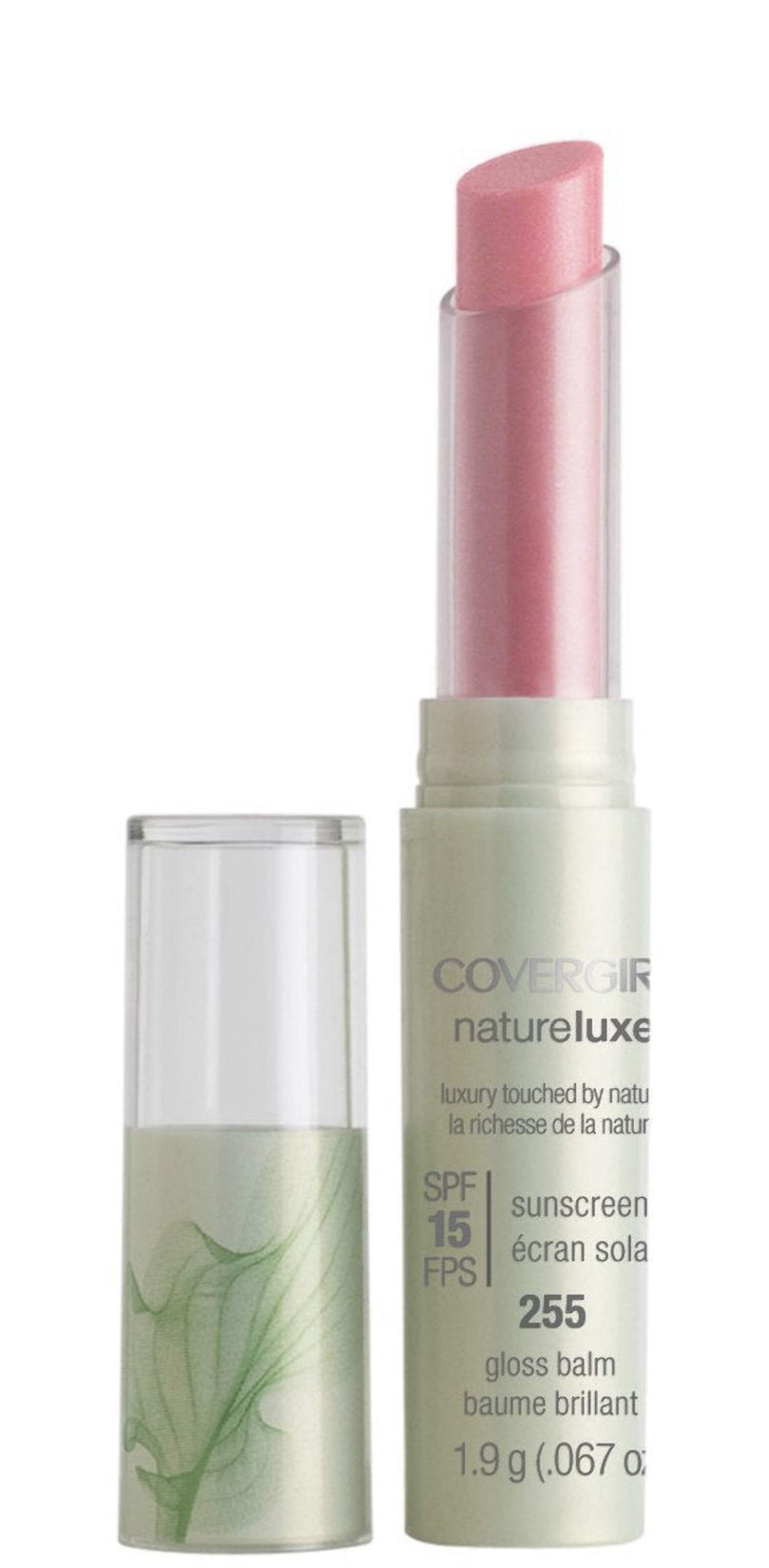COVERGIRL Natureluxe Gloss Balm with SPF 15, 255 Marble, 0.067 Oz