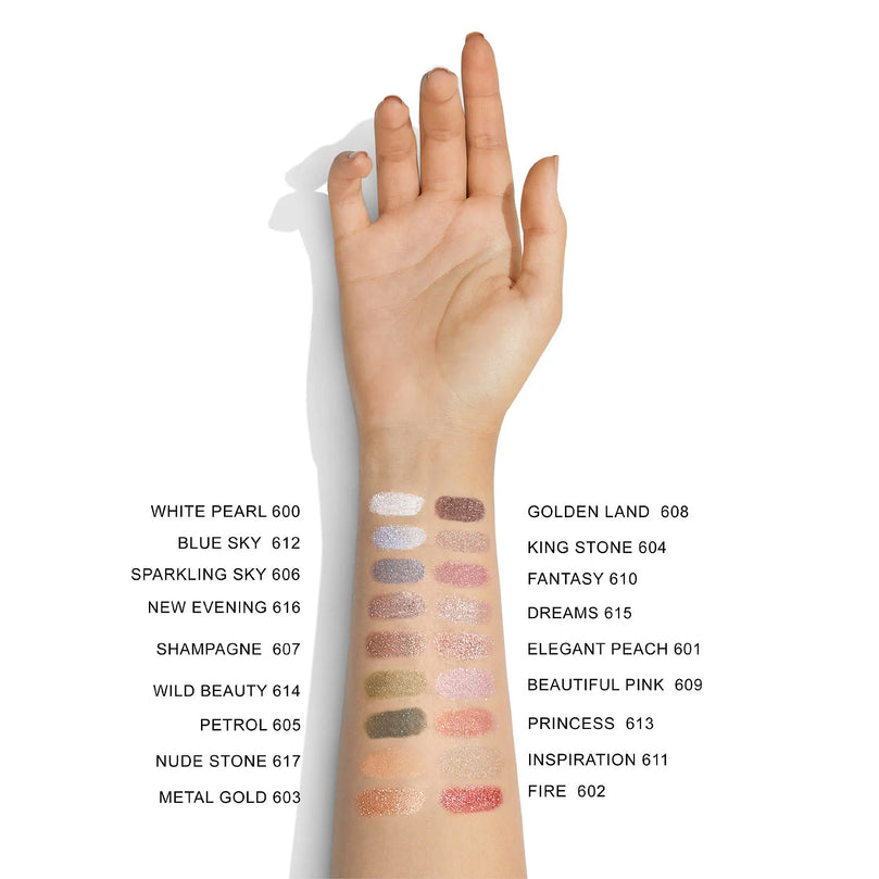 Shabbes Makeup Mineral eyeshadow BLUE SKY 612