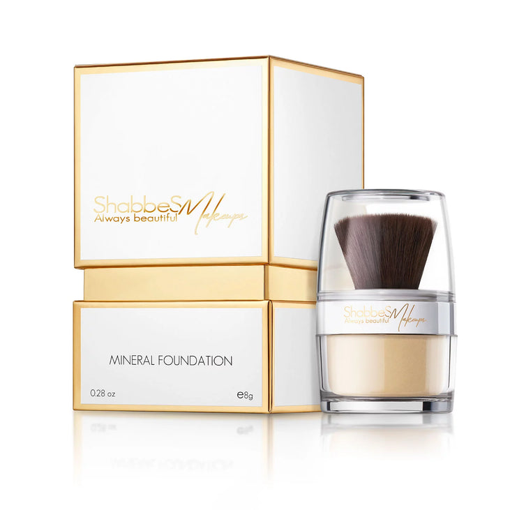 Shabbes Makeup Mineral Foundation LIGHT BEIGE 02