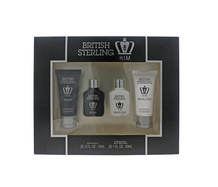 Dana British Sterling Him 4-Piece Gift Set New In Box
