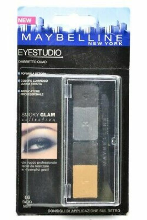 Maybelline Eye Studio Quad, 06 Smoky Night , Italian Package