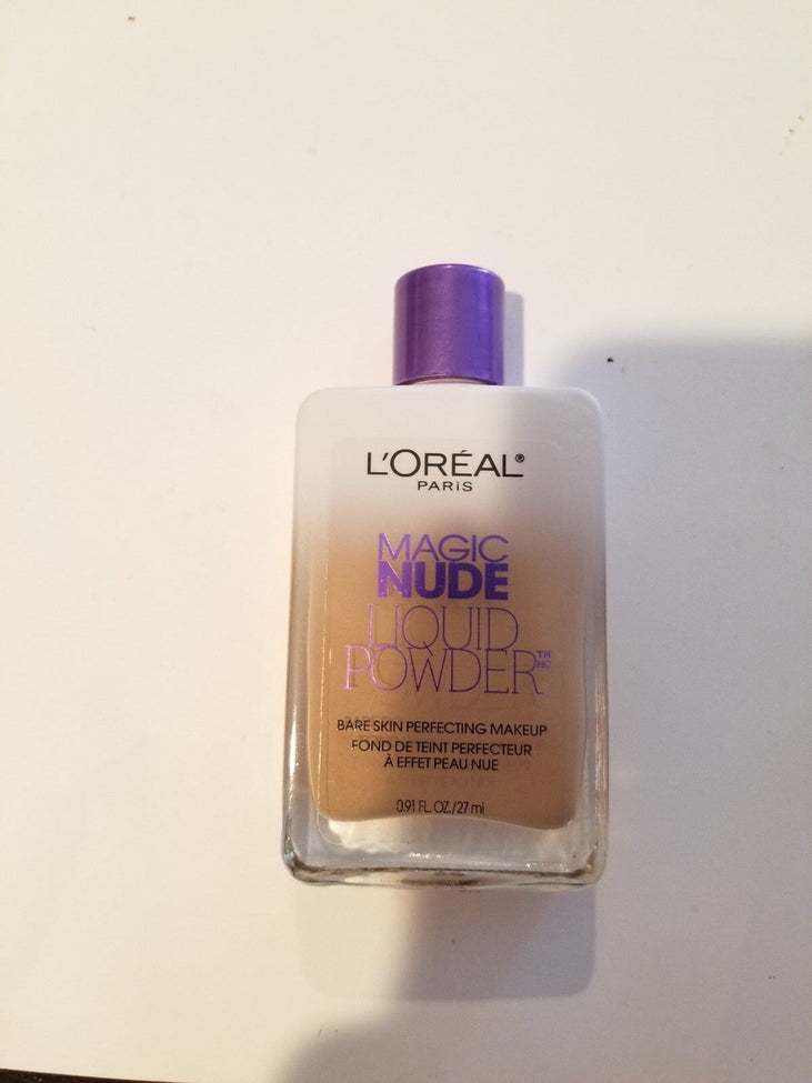 L'Oral Paris Magic Nude Liquid Powder Bare Skin Perfecting Makeup with SPF 18, 320 Natural Beige, 0.91 Fl. Oz.