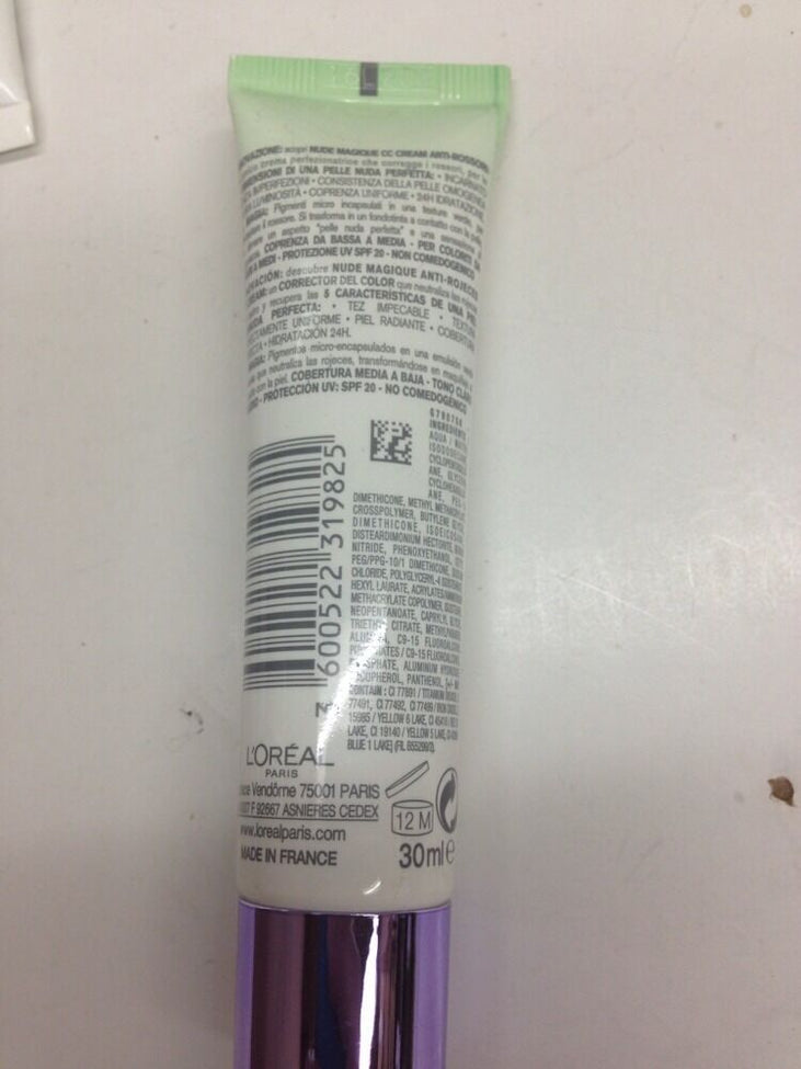 L'Oreal Paris Nude Magique CC Cream ANTI-REDNESS