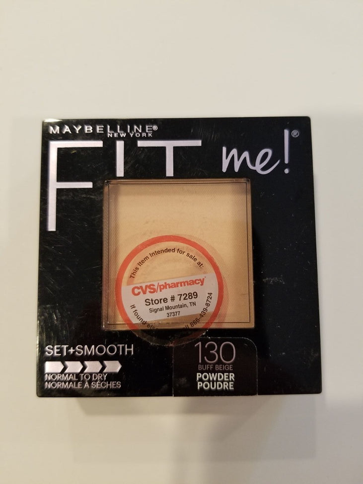 Fit Me Set Smooth Powder - 130 Buff Beige