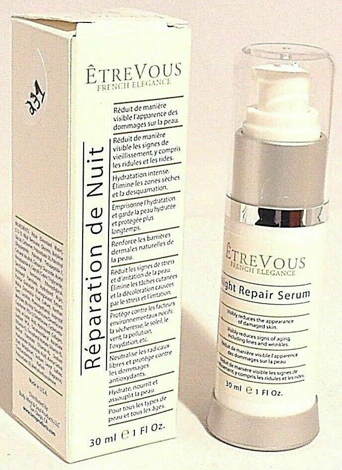 ETRE VOUS FRENCH ELEGANCE NIGHT REPAIR SERUM 1 FL OZ
