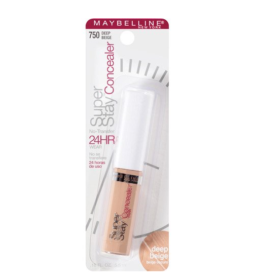 Maybelline New York Super Stay 24Hr Concealer, Deep Beige 750, 0.18 Fluid Ounce