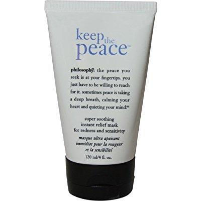 philosophy keep the peace super soothing instant relief mask for redness and sensitivity, 4-ounce