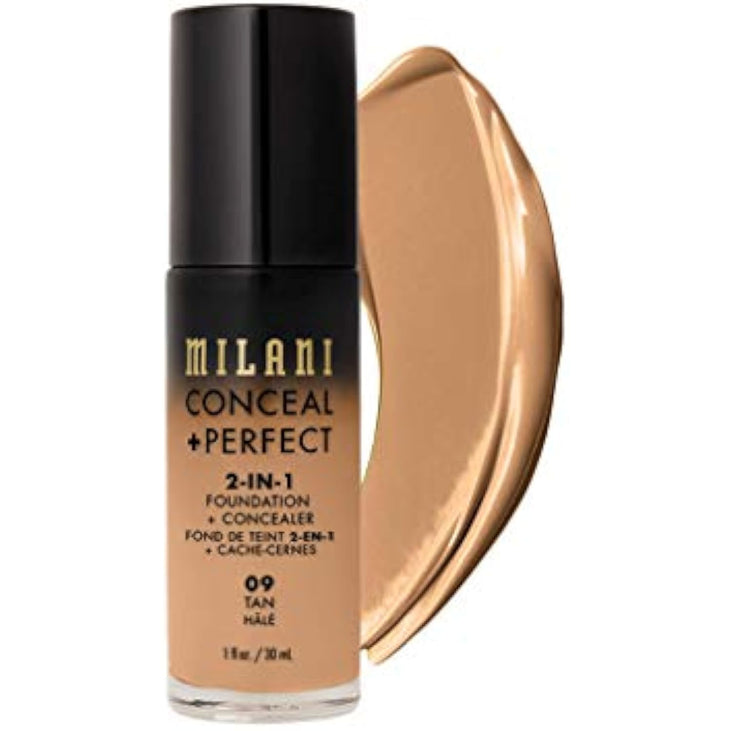 Milani Conceal + Perfect 2-in-1 Foundation + Concealer, Tan
