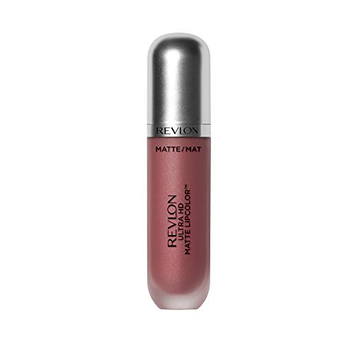 Revlon Ultra HD Matte Lipcolor, Velvety Lightweight Matte Liquid Lipstick, 655 Kisses, 0.2 fl oz