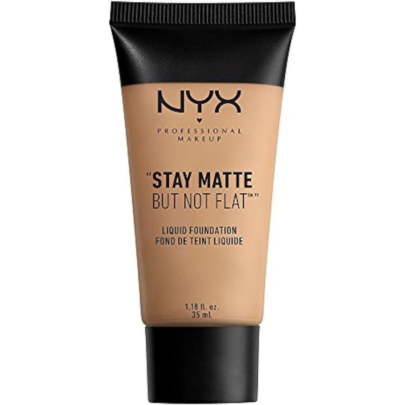 NYX Professional Makeup Stay Matte But Not Flat Liquid Foundation, Medium Beige