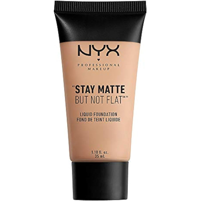 NYX Stay Matte But Not Flat Liquid Foundation (Color : SMF 18 - Medium)