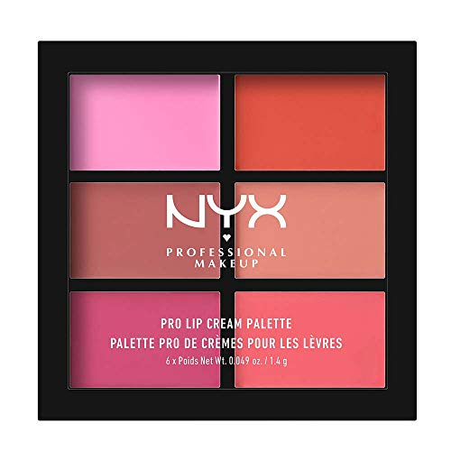 NYX Professional Makeup Pro Lip Cream Palette, The Pinks