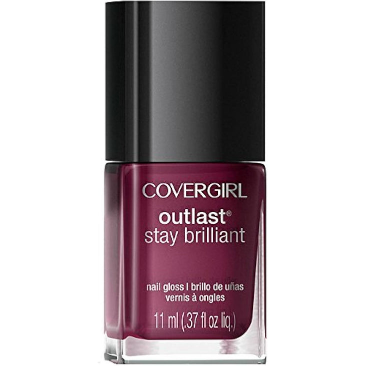 COVERGIRL Outlast Stay Brilliant Nail Gloss Wine to Five 190, .37 oz