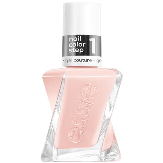 essie Gel Couture Long Lasting 8 Free Vegan Nail Polish, Sheer Pink, 0.46 fl oz Bottle