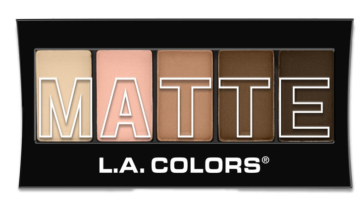 L.A. Colors Matte Eyeshadow Palette, Tan Khaki
