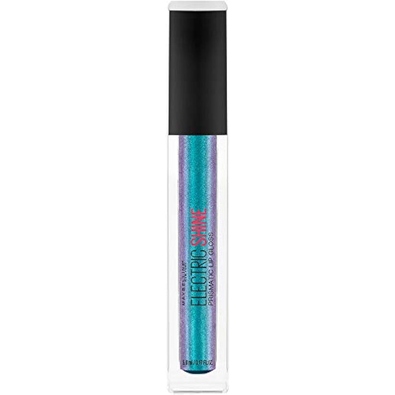 Maybelline Electric Shine Prismatic Lip Gloss 165 Electric Blue 0.17 Ounce