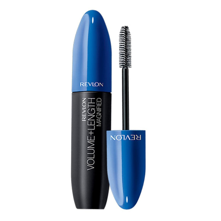 Revlon Volume + Length Magnified Waterproof Mascara, Blackest Black, 0.28 fl oz