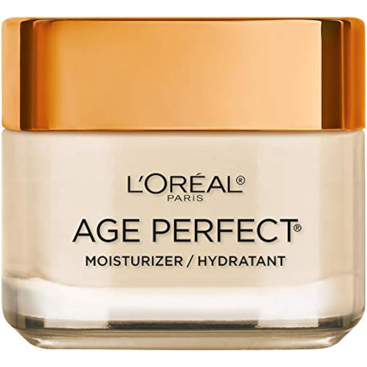 L'Oreal Paris Skincare Age Perfect Hydra-Nutrition Day Cream with Manuka Honey Extract and Nurturing Oils, Anti-Aging Cream to Firm and Improve Elasticity on Dry Skin, 2.55 oz.