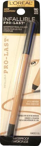 L'Oreal Paris Infallible Pro Last Waterproof Pencil Eyeliner, Nude