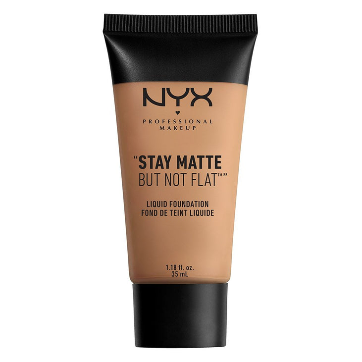 NYX PROFESSIONAL MAKEUP Stay Matte But Not Flat Liquid Foundation, Cinnamon Spice, 1.18 Ounce