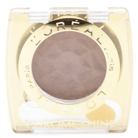 L'Oreal CHROME SHINE Eye Shadow, 175 Silver Brown .12oz