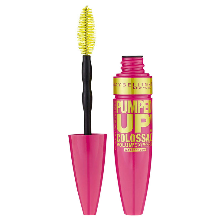 Maybelline Volum Express Pumped Up Waterproof Mascara, Dark Brown