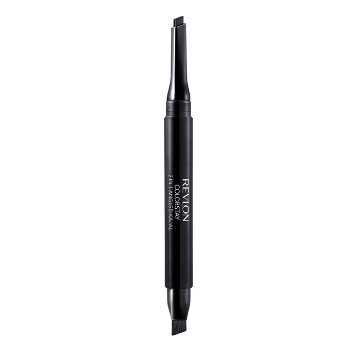 Revlon ColorStay 2 in 1 Angled Kajal Eyeliner, 101 Onyx, 0.01 oz