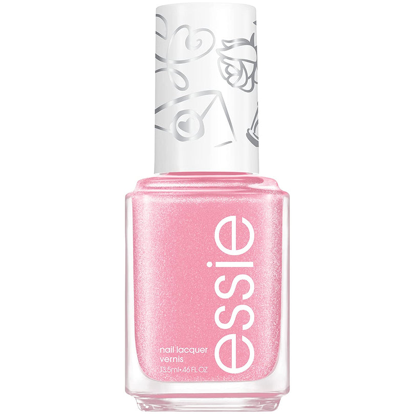 essie Vegan Nail Polish, Limited Edition Valentine's Day 2022 Collection, Pink, Pretty in Ink, 0.46 Ounce