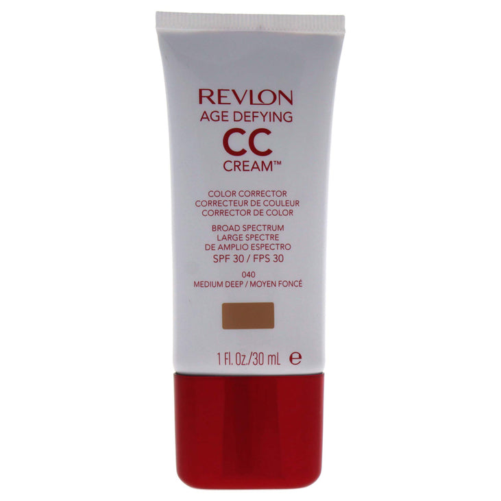 Revlon Age Defying CC Cream Color Corrector 040 Medium Deep 1 Fl Oz.