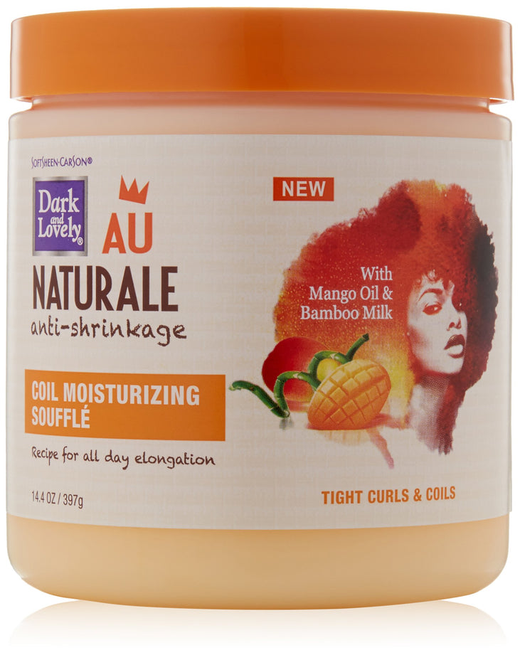 SoftSheen-Carson Dark and Lovely Au Naturale Anti-Shrinkage Coil Moisturizing Souffle, 14.4 oz