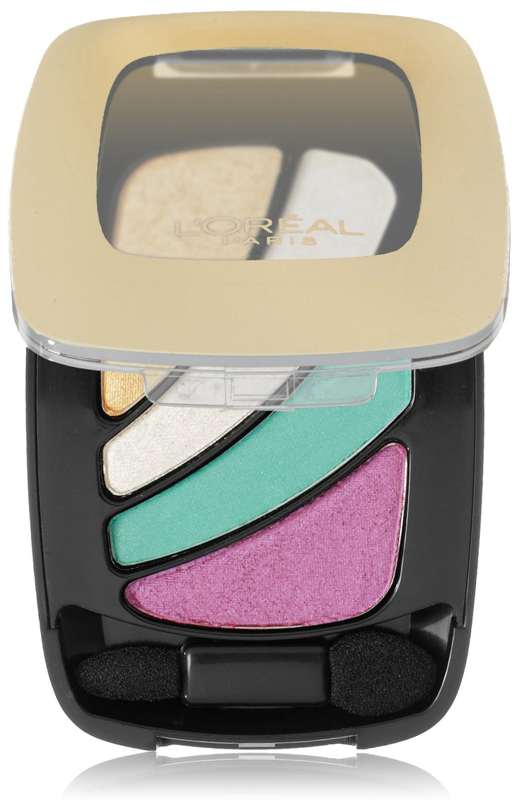 L'Oréal Paris Colour Riche Shadow Quads, 313 Neon Skirt, 0.17 Oz.