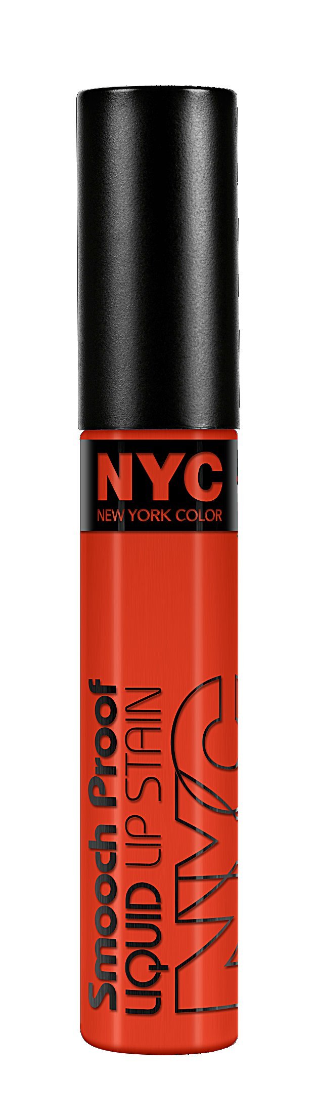 N.Y.C. New York Color Smooch Proof Liquid Lip Stain, Faithful Coral