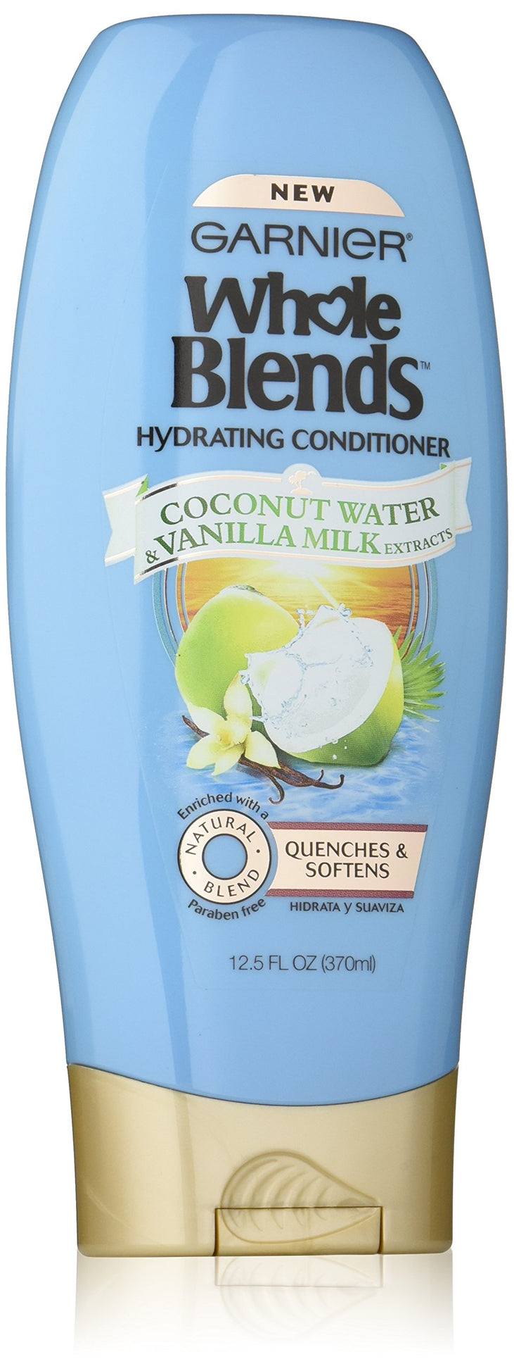 Garnier Whole Blends Conditioner with Coconut Water & Vanilla Milk Extracts 12.5 FL OZ