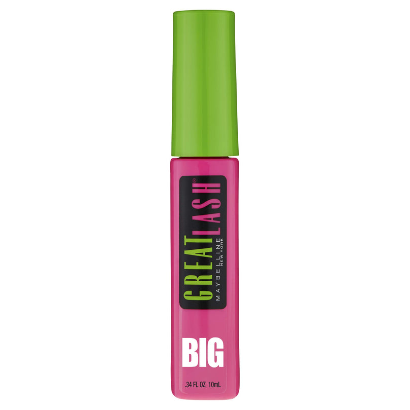 Maybelline Great Lash BIG Washable Mascara, Blackest Black