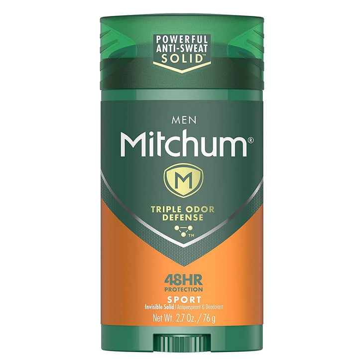 Mitchum Invisible Solid Deodorant, Sport, 2.7 Oz