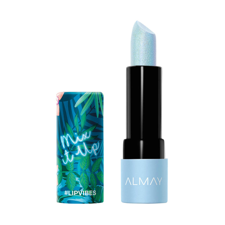 Almay Lip Vibes, Hypoallergenic, Cruelty Free, Oil Free, Fragrance Free, Ophthalmologist Tested Lipstick, with Shea Butter and Vitamins E and C, Mix It Up