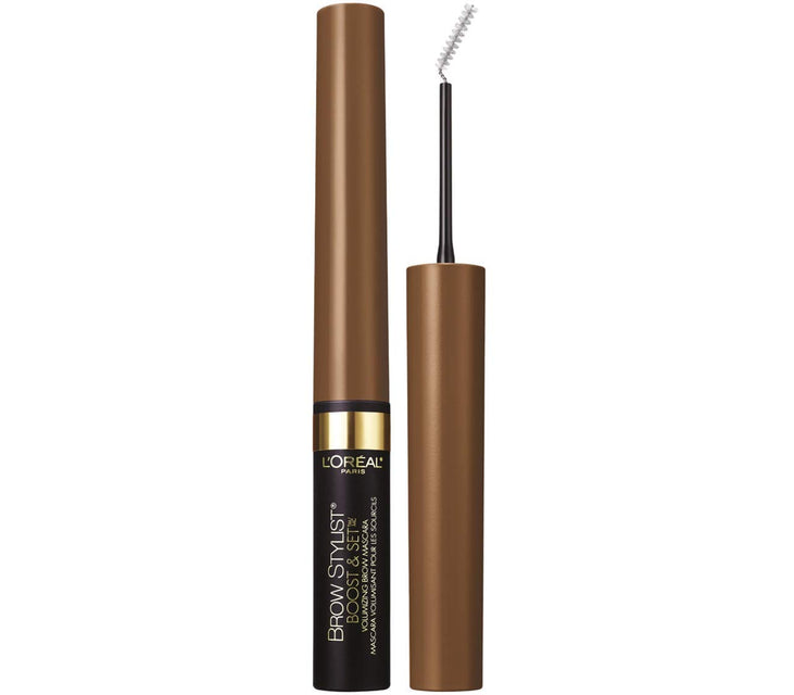 L'Oreal Paris Brow Stylist Boost And Set Gel Mousse Mascara, Light Brunette