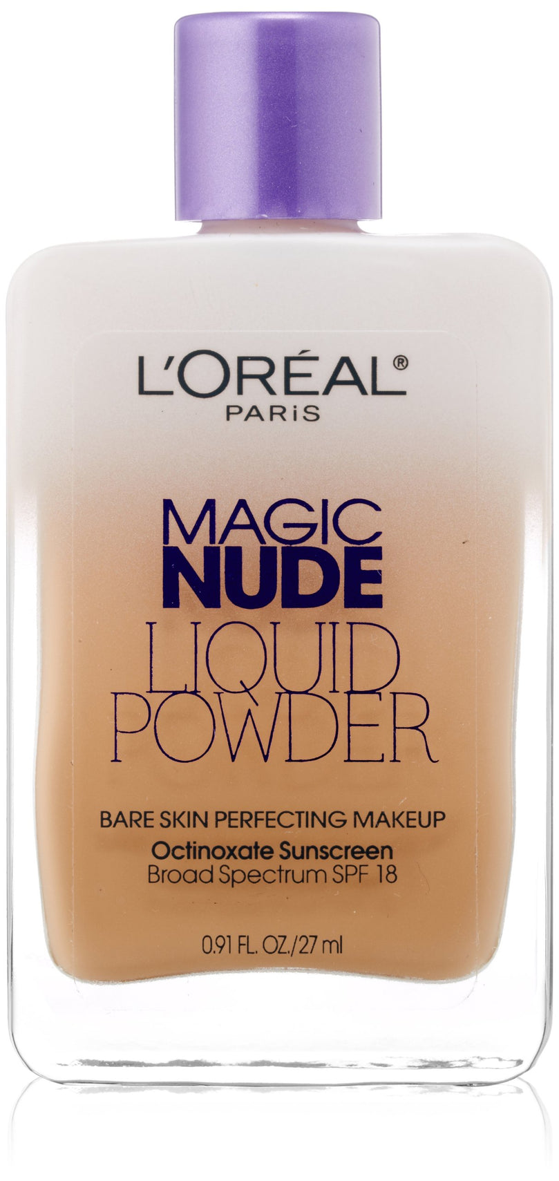 L'Oréal Paris Magic Nude Liquid Powder Bare Skin Perfecting Makeup, 318 Natural Buff, 0.91 Fl. Oz.