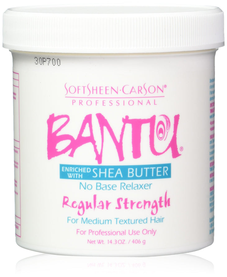 Bantu Shea Butter No Base Hair Relaxer Regular Strength, 14.3 Oz