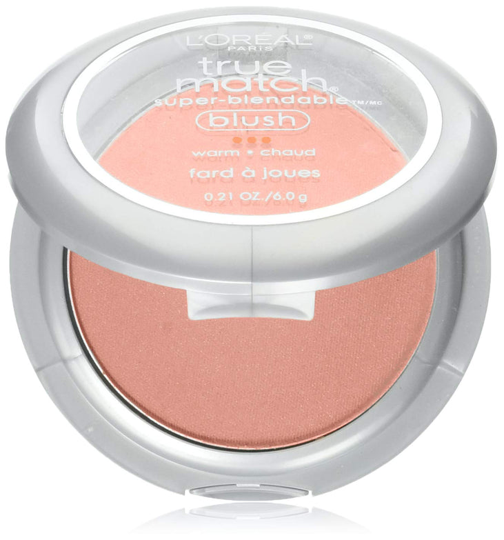 L'Oreal Paris True Match Super Blendable Blush, Powder Texture, Innocent Flush, 0.21 oz