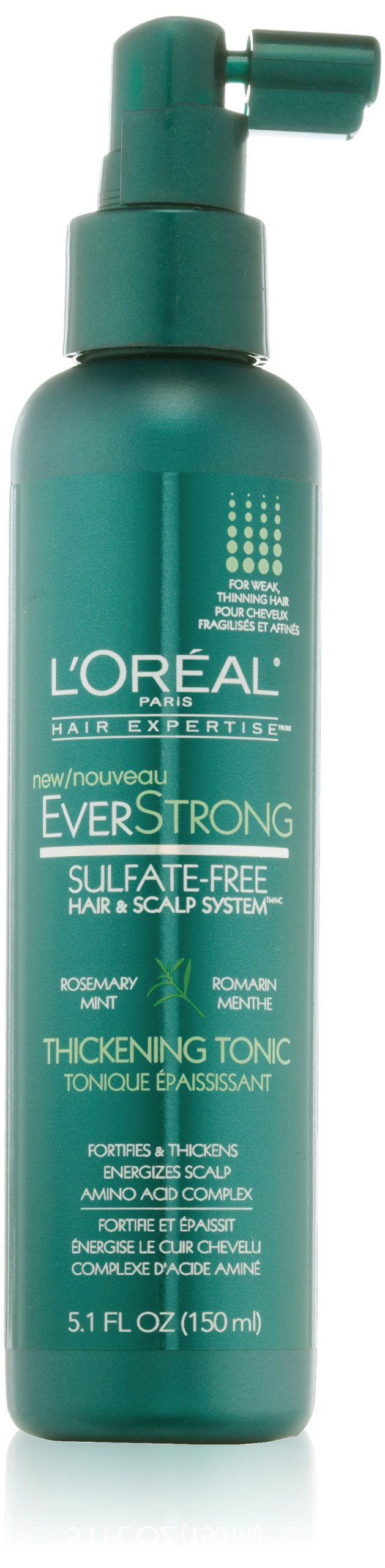 L'Oreal EverStrong Sulfate-Free Hair & Scalp System Thickening Tonic 5.10 oz