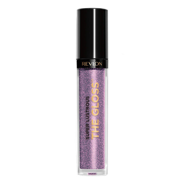 Revlon Super Lustrous Lip Gloss, High Impact Lipcolor with Moisturizing Creamy Formula, Infused with Agave, Moringa Oil, & Cupuacu Butter, 302 Glazing Lilac, 0.13 oz