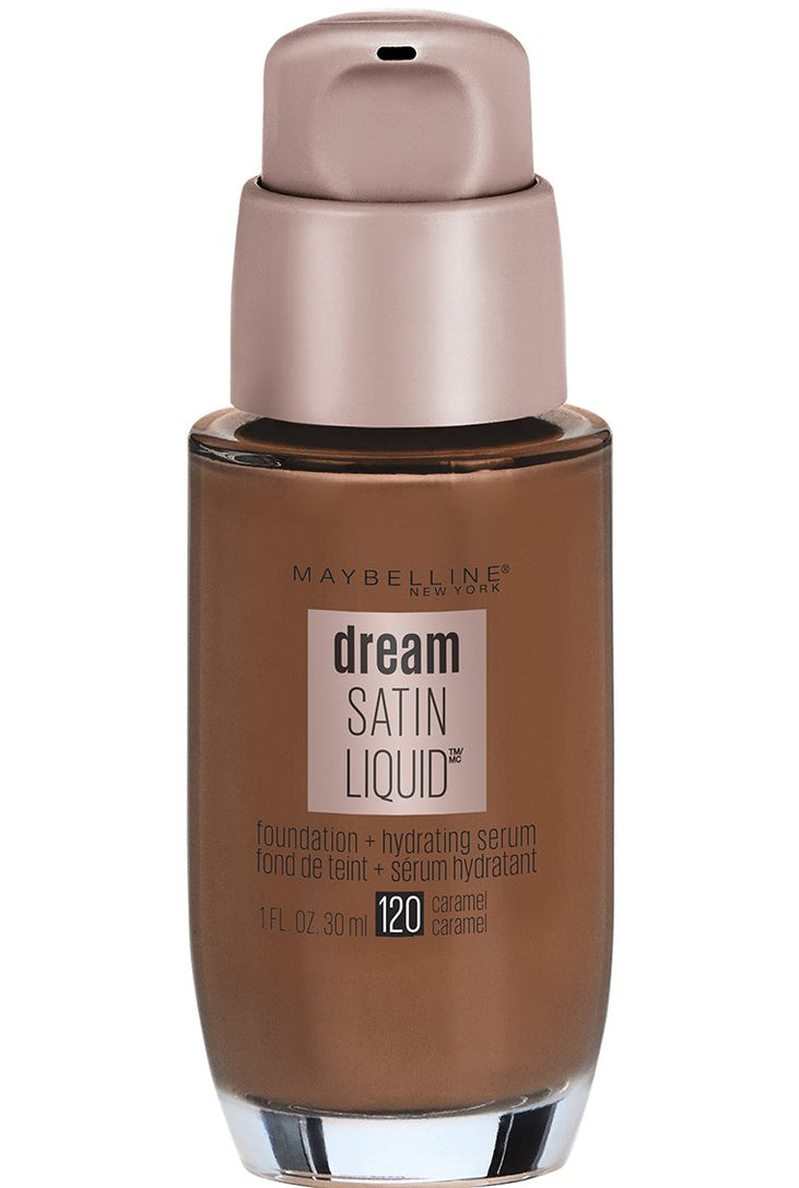 Maybelline Dream Satin Liquid Foundation Makeup for All Skin, Caramel, 1 fl oz