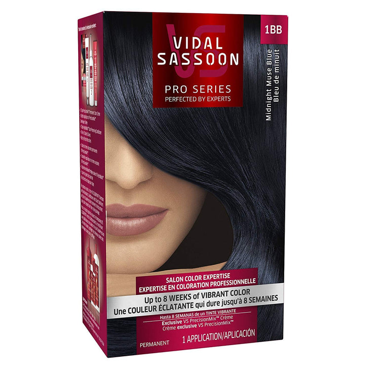 Vidal Sassoon Pro Series London Luxe Permanent Hair color, Midnight Muse Blue